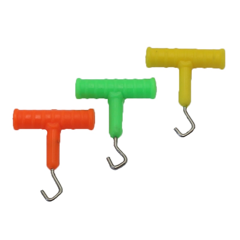 Extracteur de nœud de pêche à la carpe, outils de fabrication de cheveux, crochet de ligne en acier inoxydable, accessoires de pêche, 2 pièces