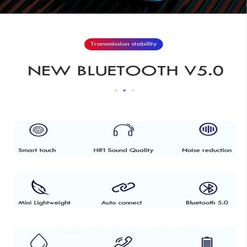 I31 TWS casque sans fil IPX7 étanche casque tactile IPX7 étanche écouteur avec LED affichage écouteur avec boîte de charge