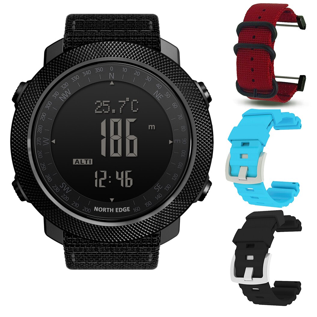 Norden Rand Smart Uhr Männer Sport Wandern Höhenmesser Tachometer Smartwatch Barometer Kompass Fitness Tracker Digitale Wearable