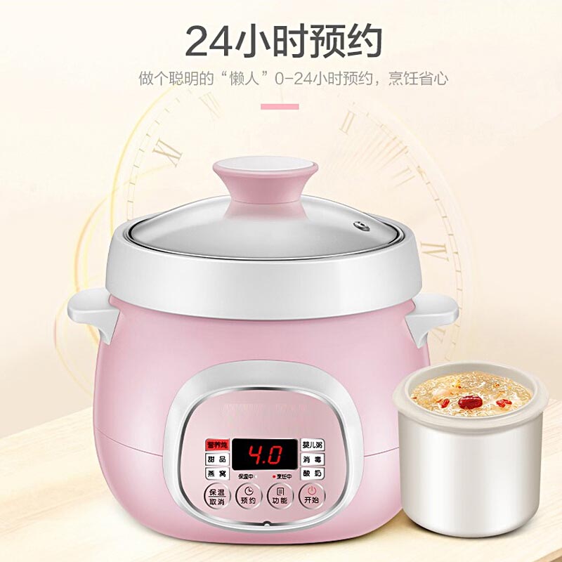 electric cooker electric slow cooker soup stewing porridge 0.9L
