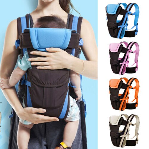 4 Kleuren Baby Carrier Sling Rugzak Front Terug Borst Ergonomische 4 Positie