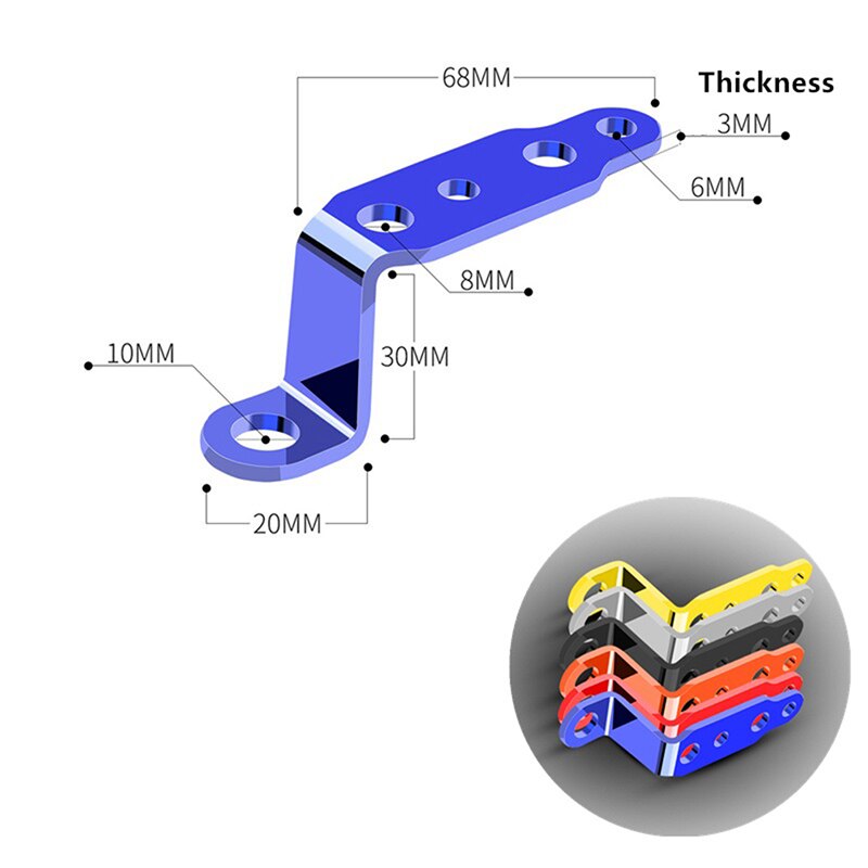 Support d'extension de rétroviseur multifonctionnel universel pour rétroviseur de moto