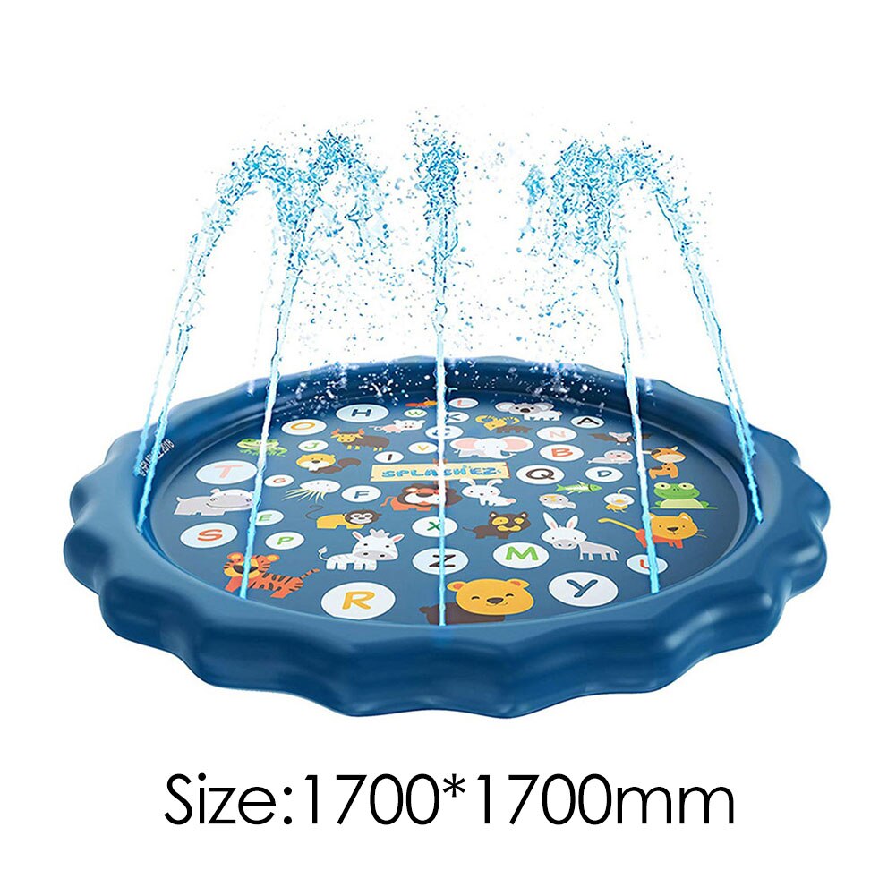 Summer Outdoor Spray Water Cushion PVC Inflatable Spray Water Toys for Children Play Water Mat Games Beach Lawn Sprinkler Pads