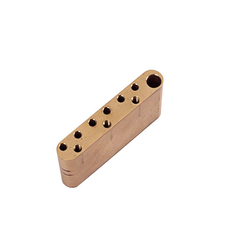 74mm messing tremolo blok guitar bridge dele til stratocaster elektrisk guitar blok sustain bridge