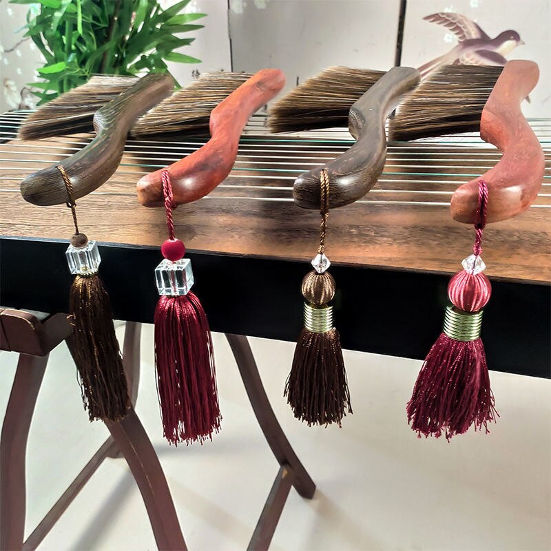 Guzheng Zither Sauberen Pinsel Massivholz Professionelle Kein Haarausfall Chinesischen Stil Vintage Multifunktionale Musical Instrumente Teile