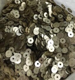 Paillette 4mm mat Sequin Pvc plat rond mat vernis Paillettes couture mariage artisanat femmes vêtements accessoires 20g: Matte as picture