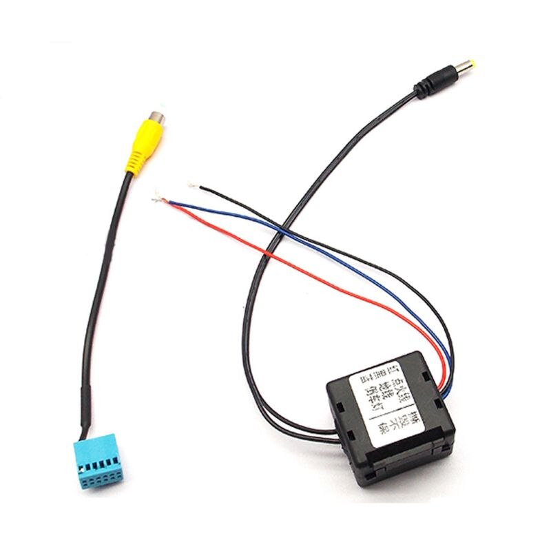 Cámara de visión trasera tipo RCA para coche Plus, relé temporizador, filtro de retardo para Cable de conversión MIB de 5 pulgadas, accesorios de repuesto: C