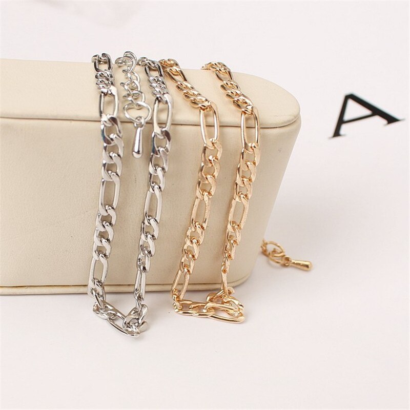 Zomer Dikke Ketting Enkelband Voor Vrouw Bohemian Gold Sliver Kleur Sandy Shining Strand Schoeisel Been Armband Vrouwelijke Voet Sieraden