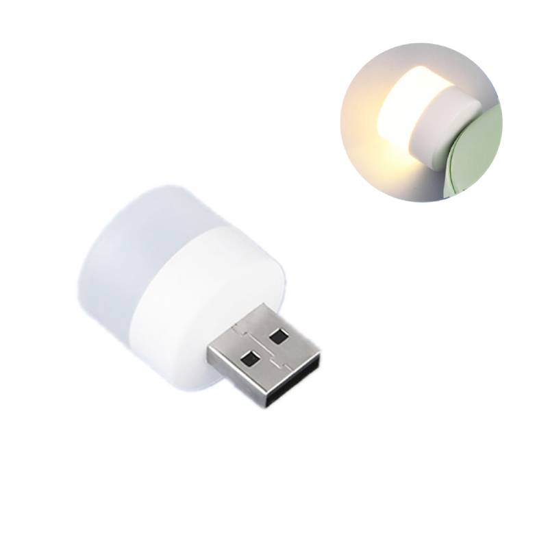 Usb Plug Lamp Computer Mobiele Power Opladen Usb Kleine Boek Lampen Led Oogbescherming Leeslamp Kleine Ronde Night licht: 04