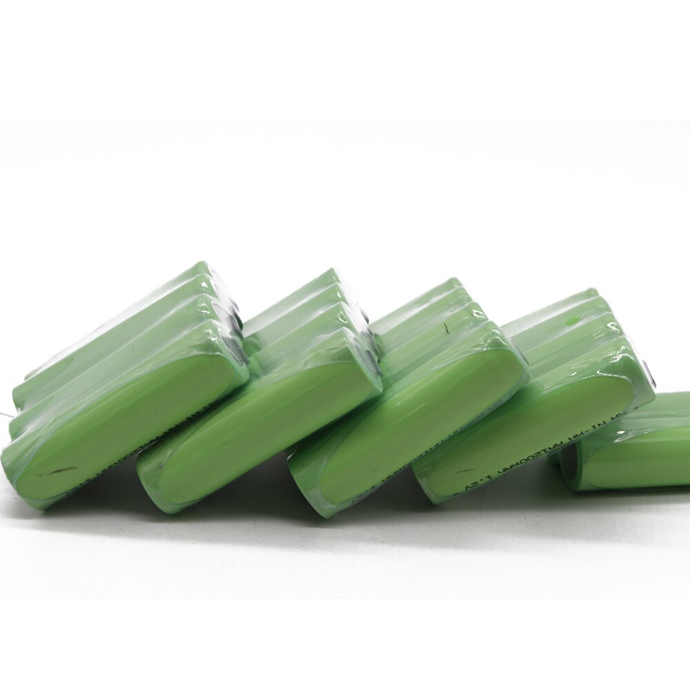 Batería recargable AA de 1,2 V, 1200 mAh, NiMH 14430, aa, con soldadura para bricolaje, maquinilla de afeitar eléctrica, juguetes de dentición, batería de seguridad
