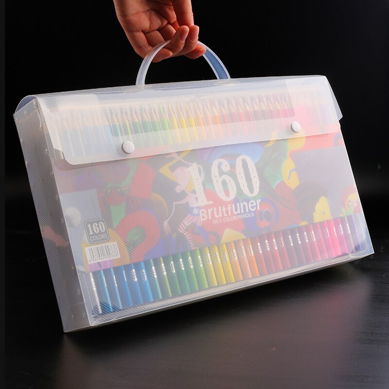 Vette Pen Water Oplosbare Kleur Potlood 48/72/120/150/180 Kleur Beginners Kleur Lood professionele Potlood Graffiti Vullen Kleur