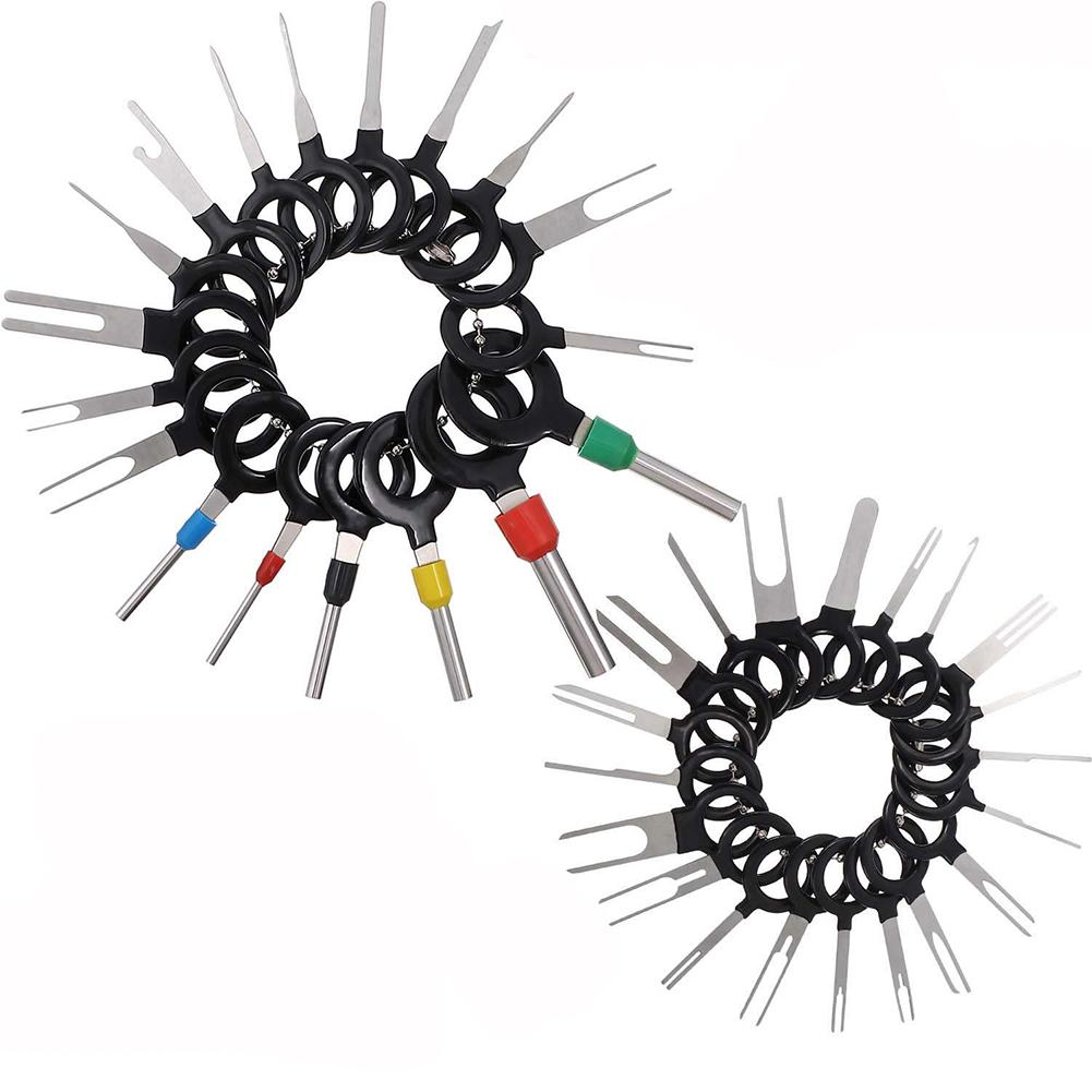 41Pcs Car Terminal Removal Tool Wire Plug Connector Extractor Puller Release Pin Extractor Kit For CarPlug Repair Tool