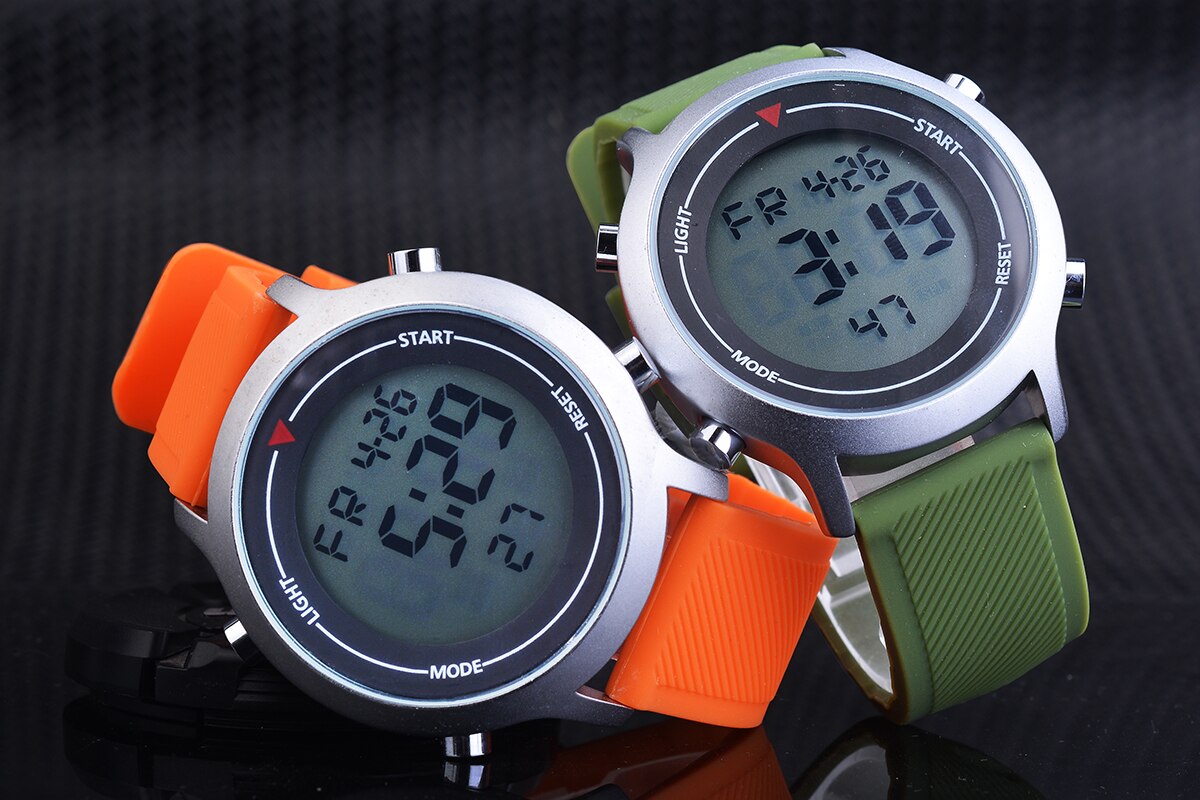 BIDEN Mens Watch Digital Wristwatch Silicone Tape Waterproof Top Brand Sport Erkek Kol Saati