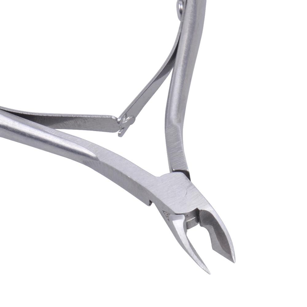 Sliver nagelriem nagelkunst roestvrijstalen knipper manicure tang snijgereedschap voor stijl