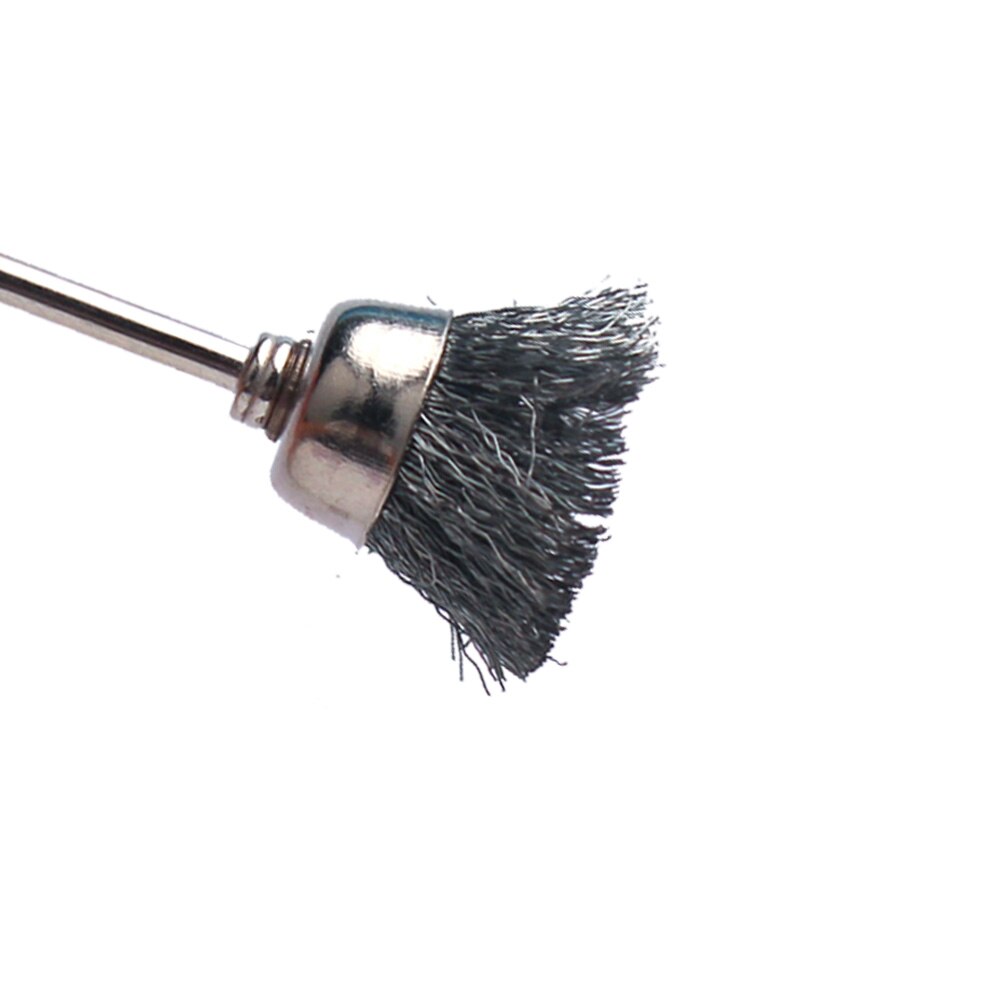 Brocas de Metal para uñas, Cepillo giratorio de 3/32 pulgadas para manicura, taladros eléctricos, herramientas de limpieza de alambre de cobre, accesorios de Arte de uñas, 1 ud.: MTS-4