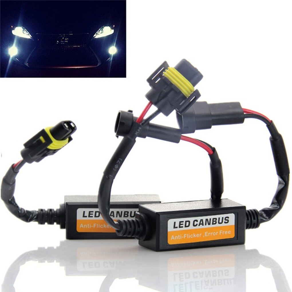 1 paar H7 Auto LED Scheinwerfer Nebel Licht DRL Decoder Anti-Flimmern Blitz Fehler Canceller Widerstand