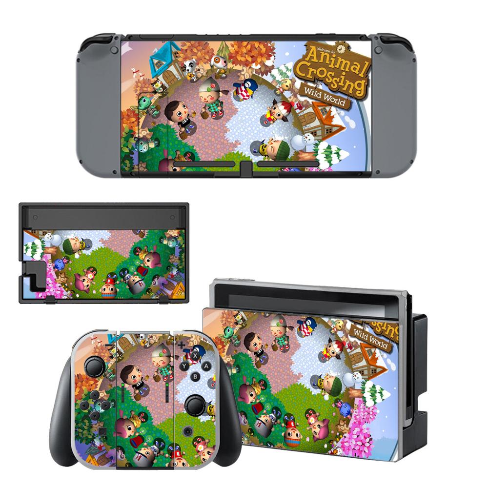 Animal Crossing Skin Sticker vinyl for Nintendo Switch sticker skin NS Console and Joy-Con Controllers