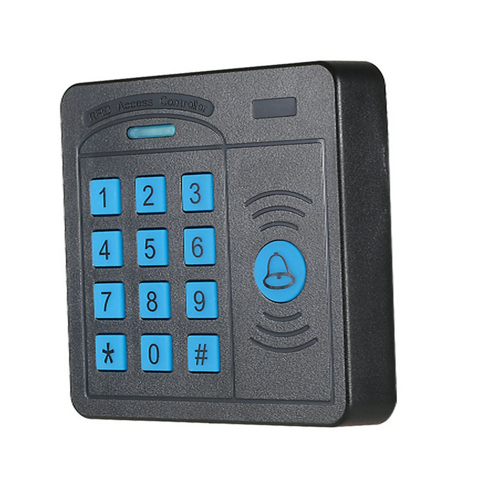 MOUNTAINONE Door Access Control System Controller ABS Case RFID Reader Keypad Remote Control 10 ID cards Electric Strike Lock