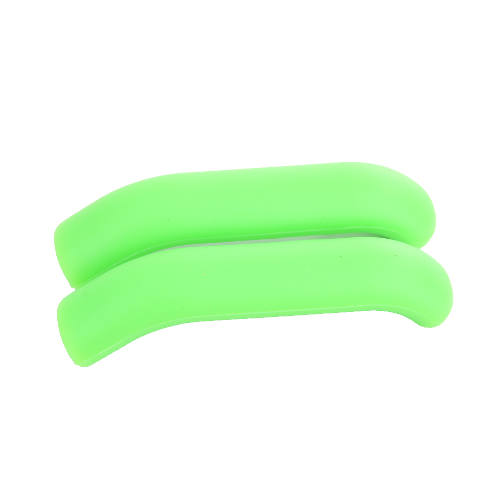 Poignée de frein en silicone pour vélo route et montagne,couverture protection de manchon, type universel, 1 pièce,: green