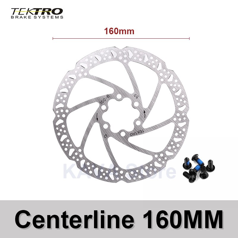 Tektro Fiets Rotor 160Mm 180Mm 203Mm Mountainbike Hydraulische Remschijven Boxed Voor Mtb Road Opvouwbare fietsen: TR160-8 Rotor Box