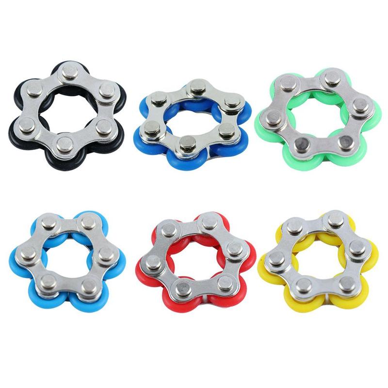 Pressure relief toy bicycle decompression chain