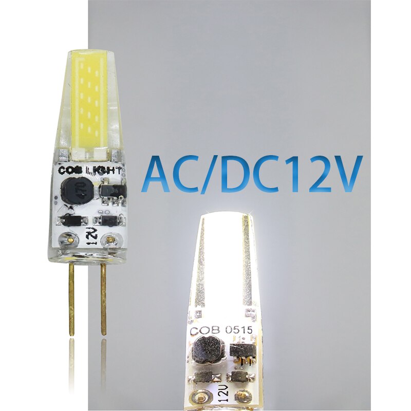 Dimmbare Kolben LED G4 2W 5W Glühbirne AC/DC 12V 220V LED Lampen Scheinwerfer kronleuchter Ersetzen gleichwertig 50W Halogenlampen: 12V cool Weiß / 2 Watt