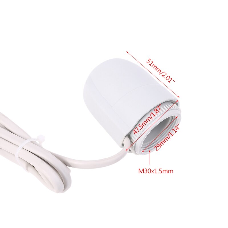 230V NC Electric Thermal Actuator for TRV Underfloor Thermostatic -Valve M30X1.5 K9FA