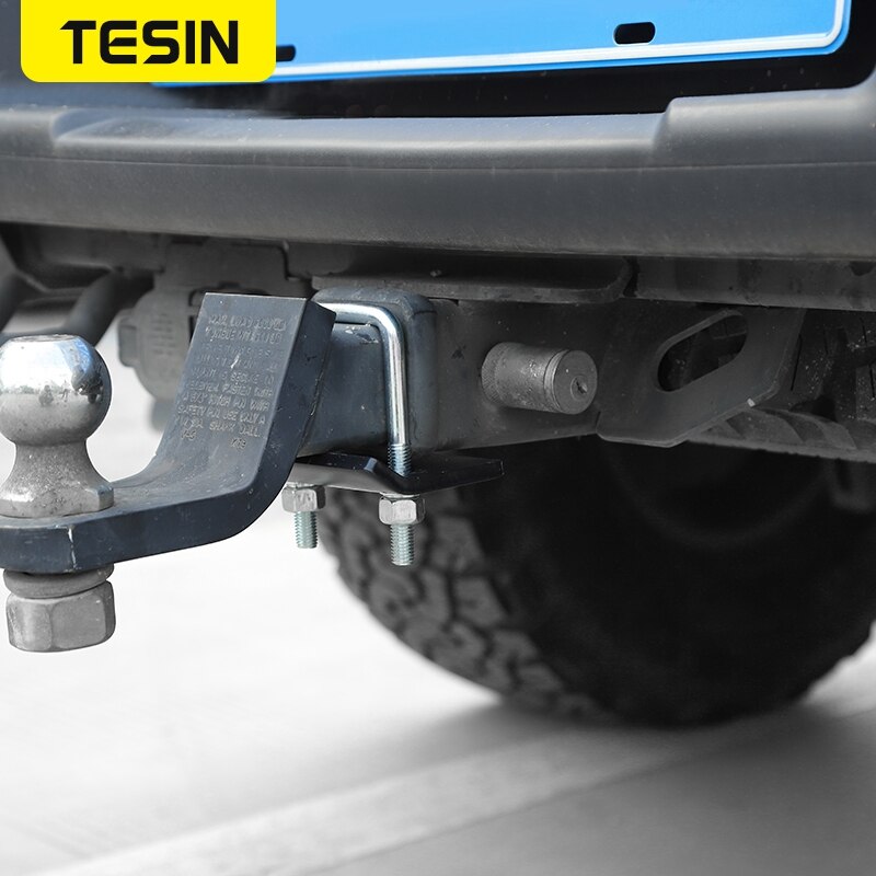 Tesin Auto U-Bolt Zware Anti-Rammelaar Stabilizer Hitch Tightener Lock Down Tow Klem Geschikt Voor alle Haak Openingen
