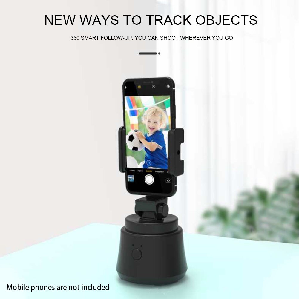Battery Powered Auto Face Tracking Portable 360 Degree Rotation For Smartphones Gimbal Stabilizer Universal Camera Mount