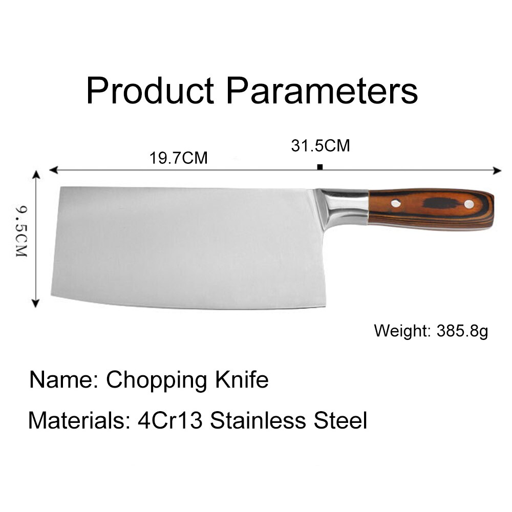 Slicing Cleaver 4Cr13 Super Sharp Blade Kitchen Ch... – Grandado