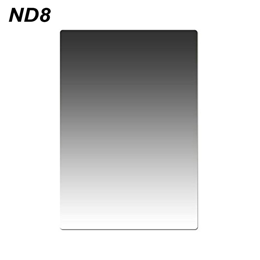 Zomei, filtro graduado ND2 ND4 ND8 ND16 de 100mm x 150mm de densidad Neutral, filtros graduadas cuadradas para series Lee Cokin Z: GC ND8