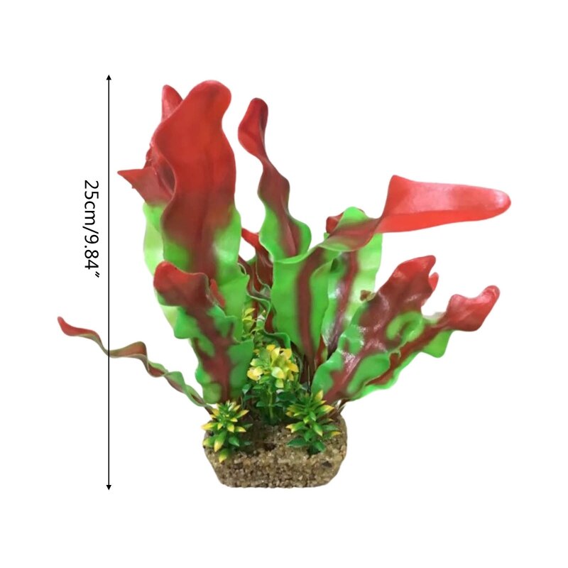 Plastic Plants for Aquarium Plastic Fish Tank Plant Decorations Simulation Decor
