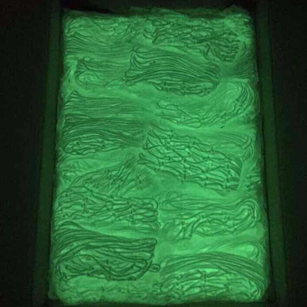 Glowing Light Shooting Training Green Luminous Basketball Net Backboard Rim Ball Mesh Nylon Standard Basketball Hoop Net