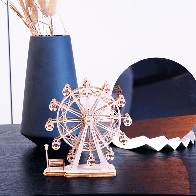 Children Kids 3D Puzzle Toy Model DIY Intellectual Educational Learning for Home NIN668