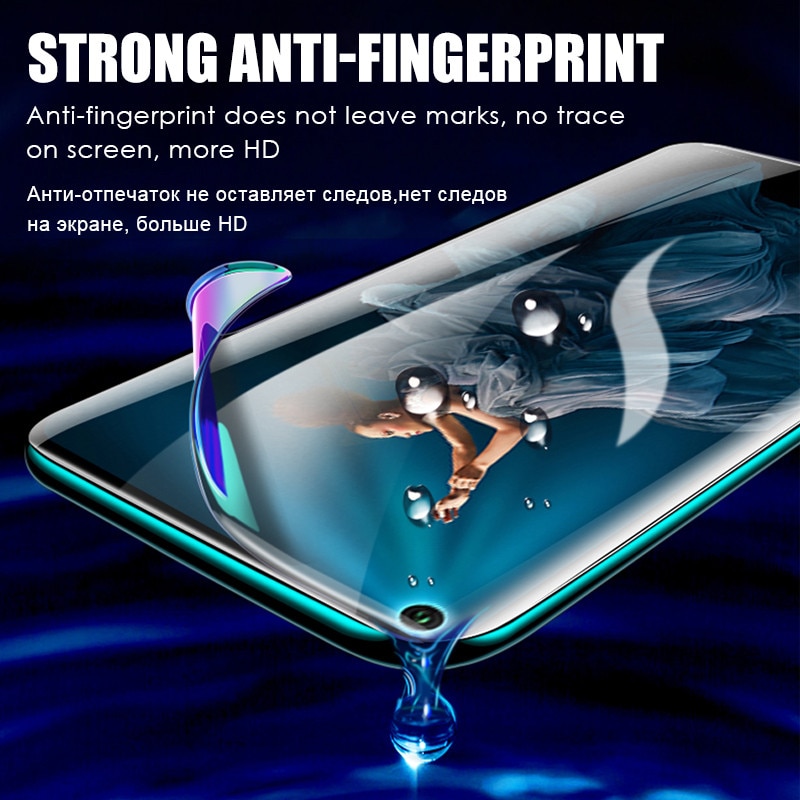 2Pcs Hydrogel Schutz Film Für Huawei Ehre 20 Pro 10 9 8 Lite 10i Weiche Volle Abdeckung Screen Protector film 20s 9X 8X Nicht Glas