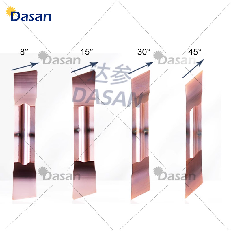 10 pz MGGN MGGN200 MGGN300 MGGN400 R-30 L-30 R-45 L-45 Dasan Inserti in Metallo Duro fessura Scanalatura lama Tornio CNC Utensile Da Taglio: Blu / 60°