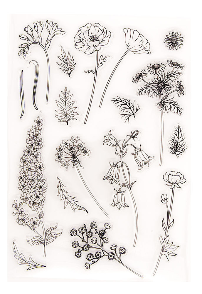 Świąteczne przezroczyste stemple Silikonowe przezroczyste stemple robić tworzenia kartek i scrapbookingu DIY: FIOLETOWY