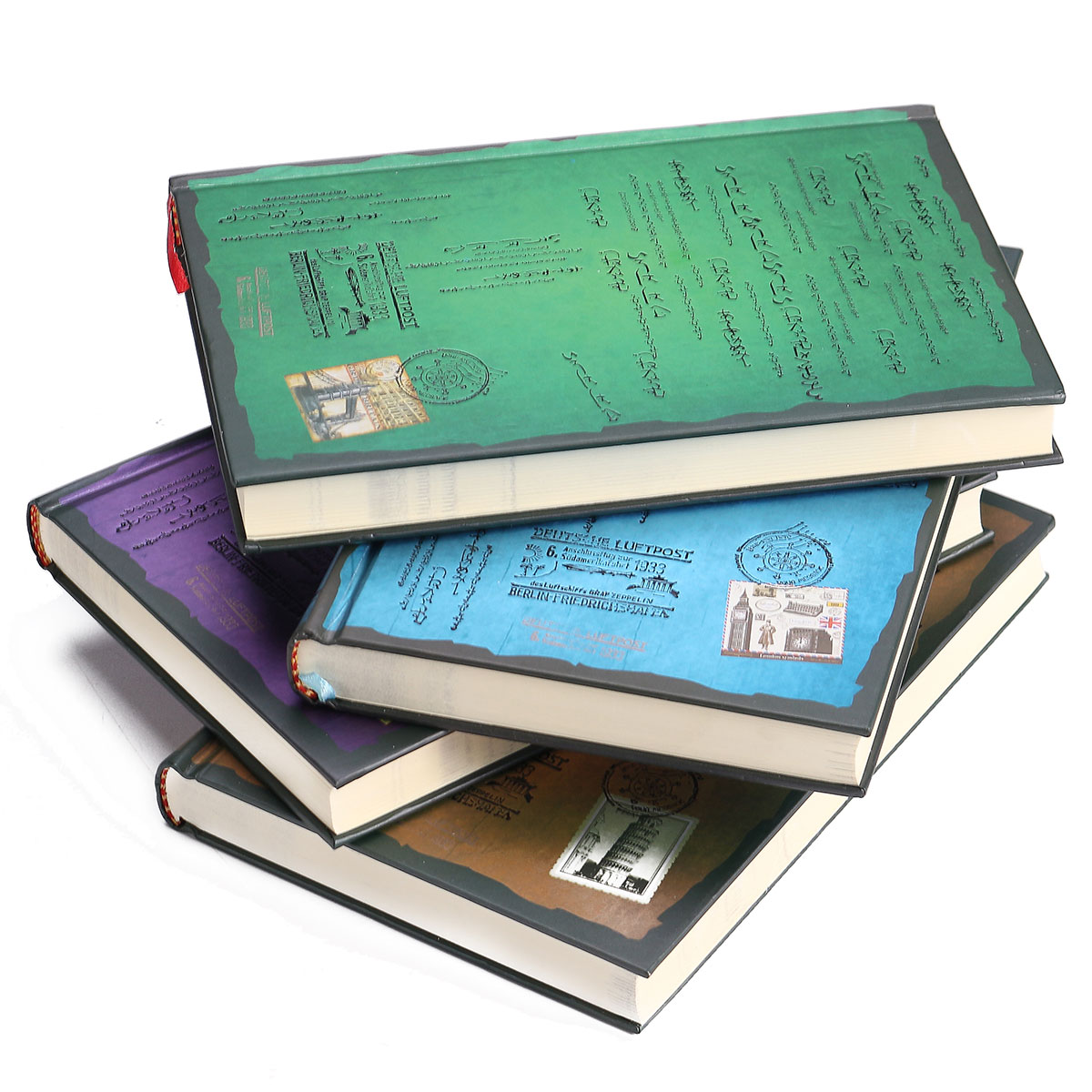 Klasyczny klasyczny, notatnik, pusty, pamiętnik pisarz dziennik podróży papieru w twardej oprawie