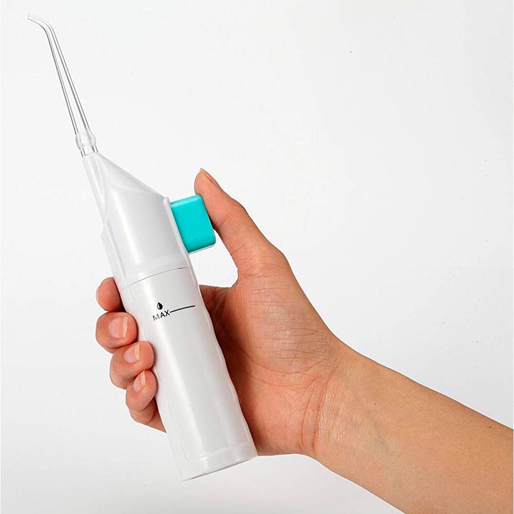 Irrigador bucal con sistema de propulsión a chorro, dientes y encías sanas, limpieza dental, práctico, eficaz, , agua
