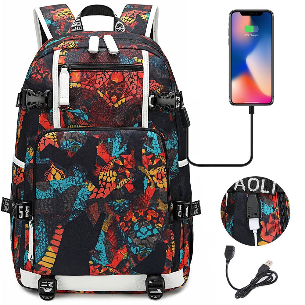 Personalizzare Il Tuo Logo Nome Immagine Zaino per Gli Adolescenti Borse Da Scuola Sacchetto Del Computer Portatile Impermeabile di RICARICA USB Mochila Feminina Borsa Da Viaggio: your picture  16