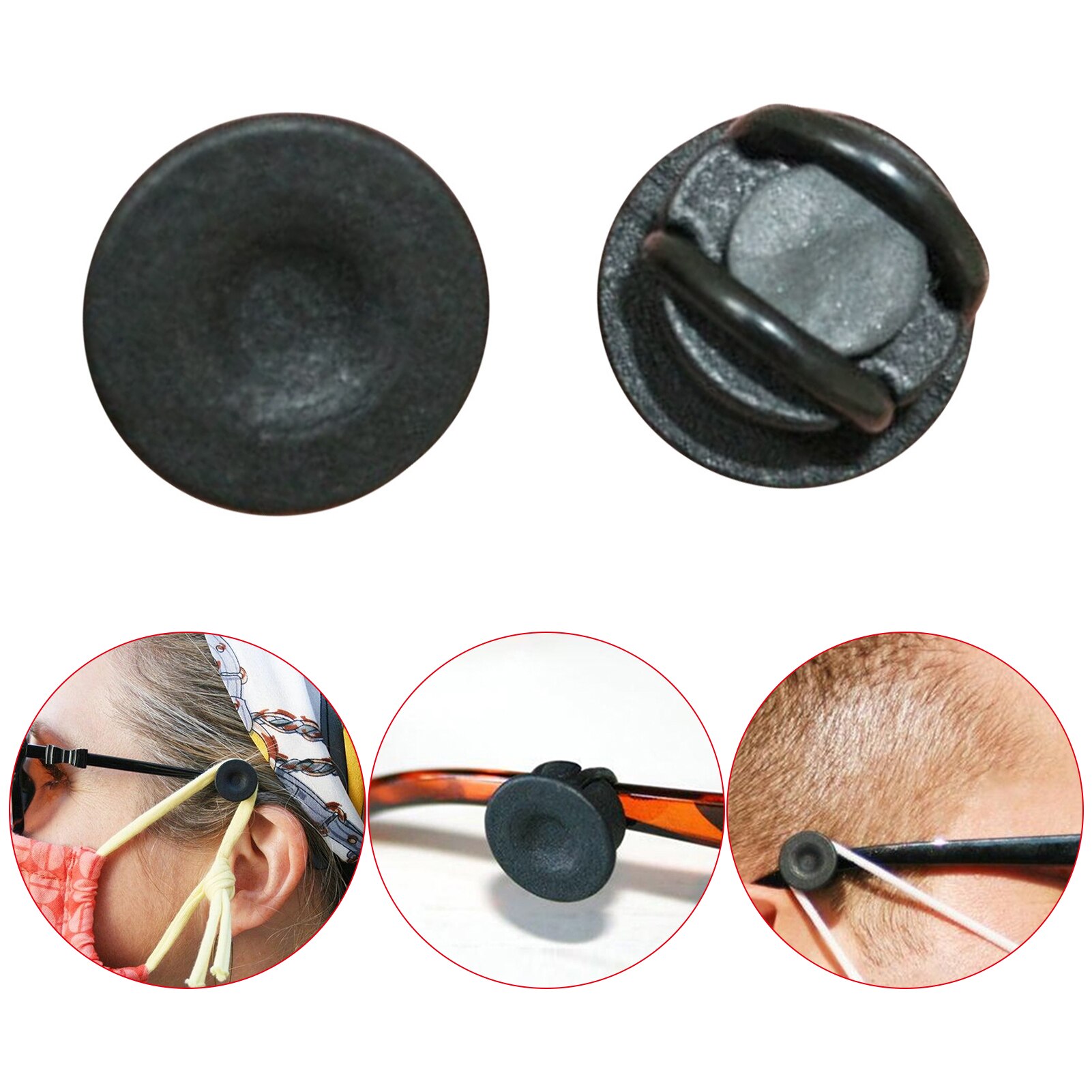 Soporte de 2 piezas para mascarillas faciales, Clips ajustables para aliviar el dolor causado por el uso de máscaras, salvaorejas