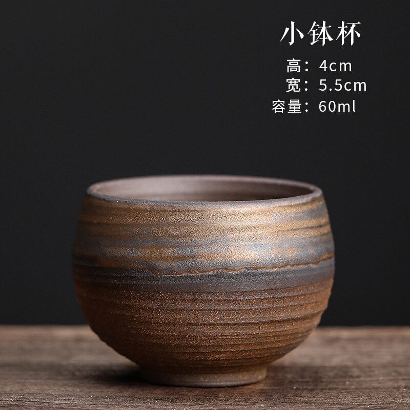 1 stk /3 stk japansk stil keramisk kaffekopp porselen personlig enkelt keramikk tekopper drinkware vin krus vann krus: 1 stk / C -60ml