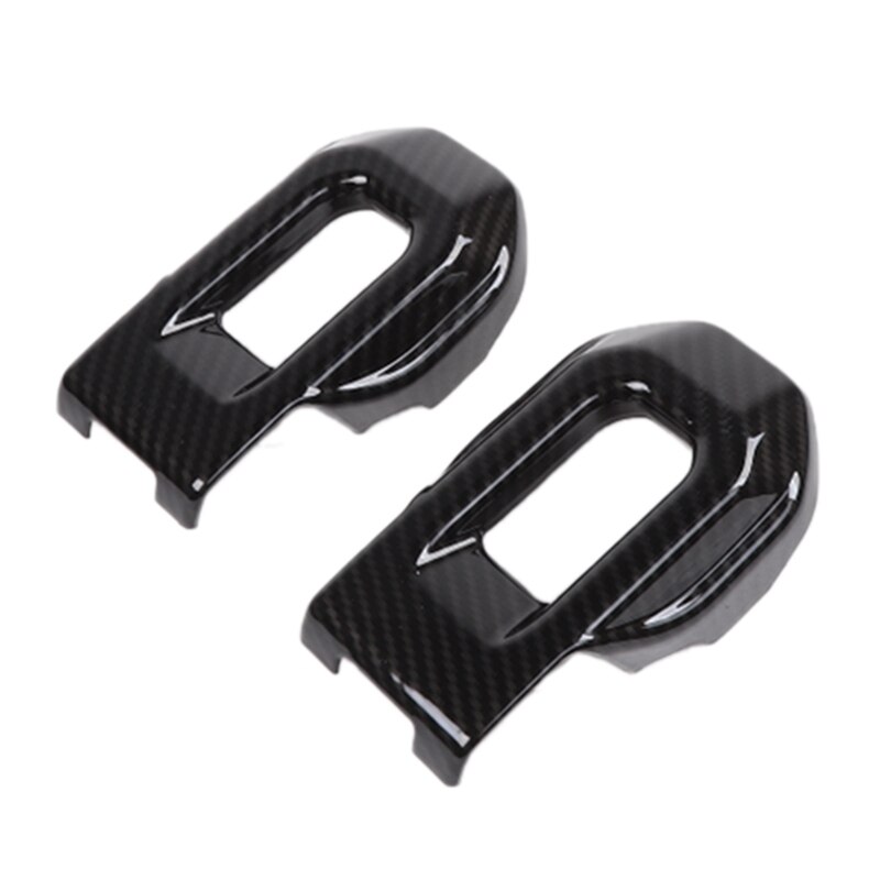 2x Carbon Fiber Car Hood Latch Locking Catch Buckle for -19 Jeep Wrangler JL