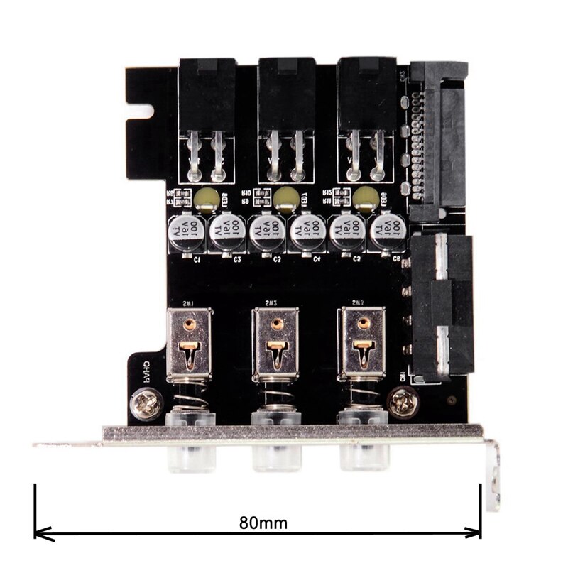 HDD Power Control Switch Hard Drive Switcher 15-Pin SATA Selector for PC Desktop