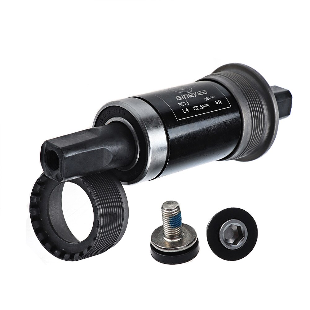 Gineyea Bike Bottom Bracket 116 118 120 122.5 127.5 mm Crank Axis Quare Hole MTB Bicycle Parts BB FOR Square Tapered Spindle C
