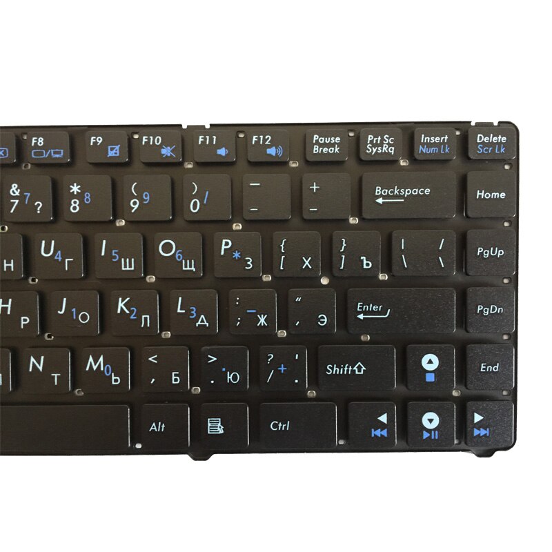 Russian laptop Keyboard for ASUS EEE PC EPC 1201 1215 U20 U20A UL20 1201HA 1201T 1201N 1201K RU Black without frame