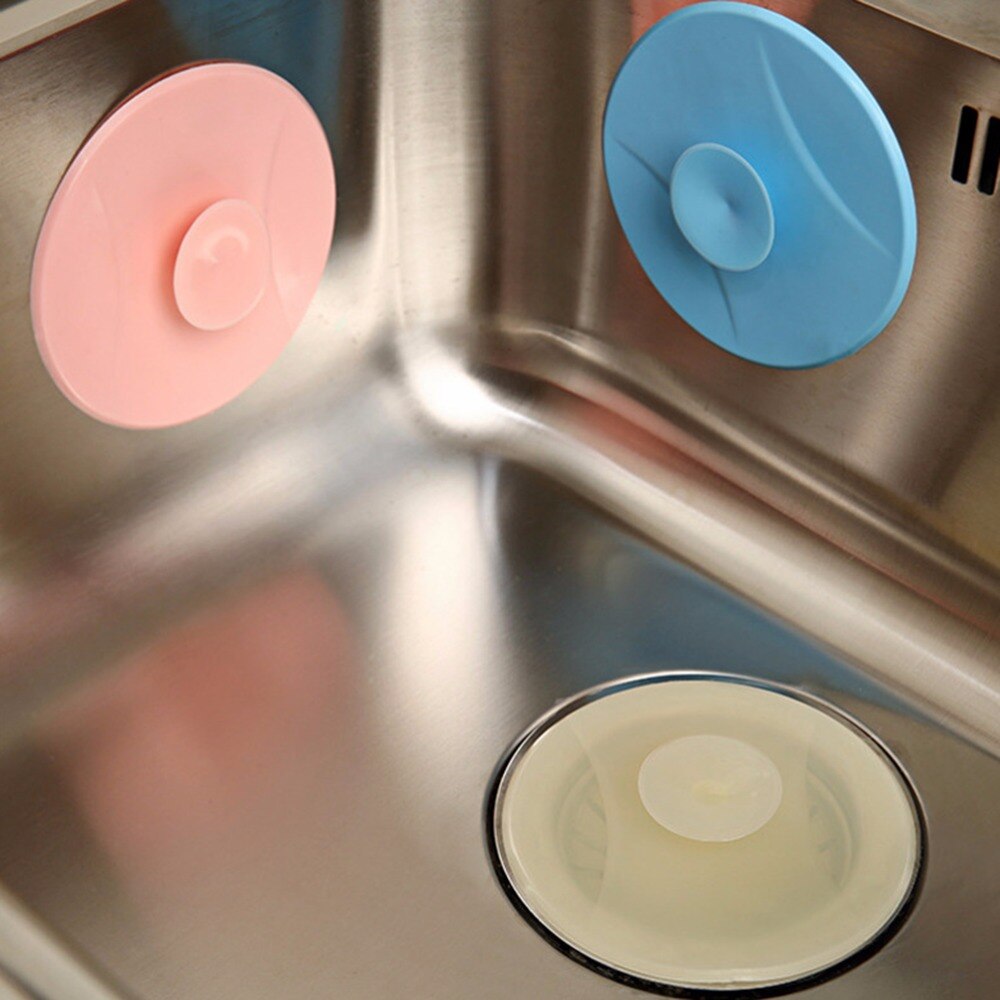 1Pcs Silicon Water Stekker Rubber Cirkel Afvoer Plug Badkamer Lekkage-Proof Stopper Sink Pvc Wastafel Gootsteen Bad stopper