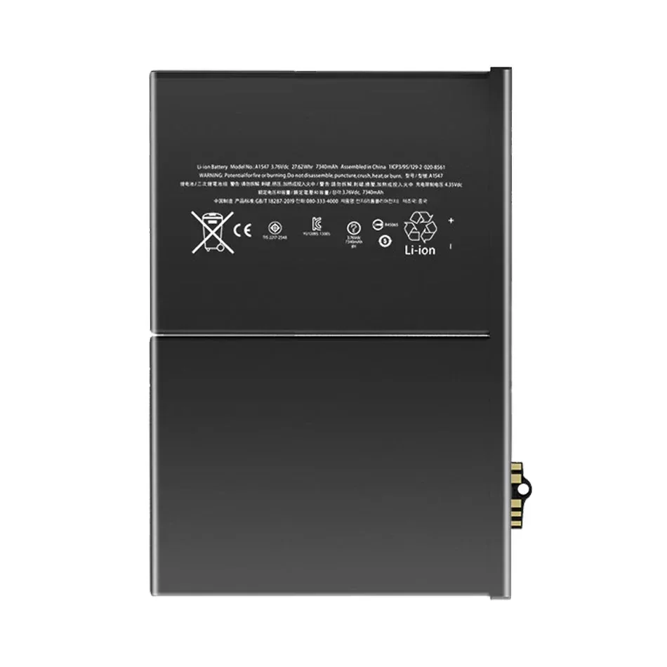 Tablet-Akku für iPad 5 Air 1 A1474 A1475 A1893 für iPad 6 Air 2 A1566 A1567 Mini 1 2 3 4 5 Pro 9,7 10,5 12,9 2. 3. Batterie