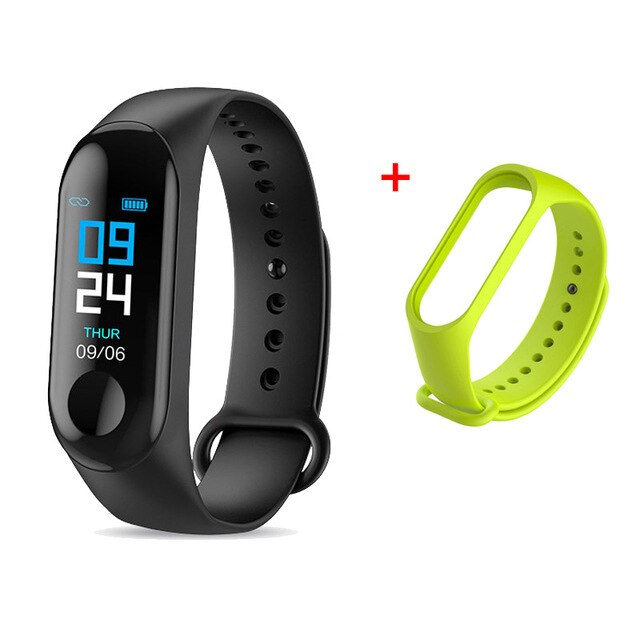 M3 più Intelligente Della Vigilanza Della Fascia di Fitness tracker Wristband Heart Rate Attività Schermo a Colori Articoli Elettronica Smart, Smartwatch, Bracciali Smart Fitness Vigilanza di Sport Del Braccialetto: B