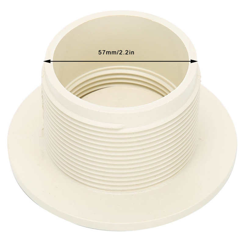 G2 DN50 Swimming Pool Drain Water Spout Draining Accessory Replacement Pool Fittings